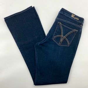 Kut From The Kloth Farrah Baby Bootcut Jeans Dark Wash Women’s Size 8